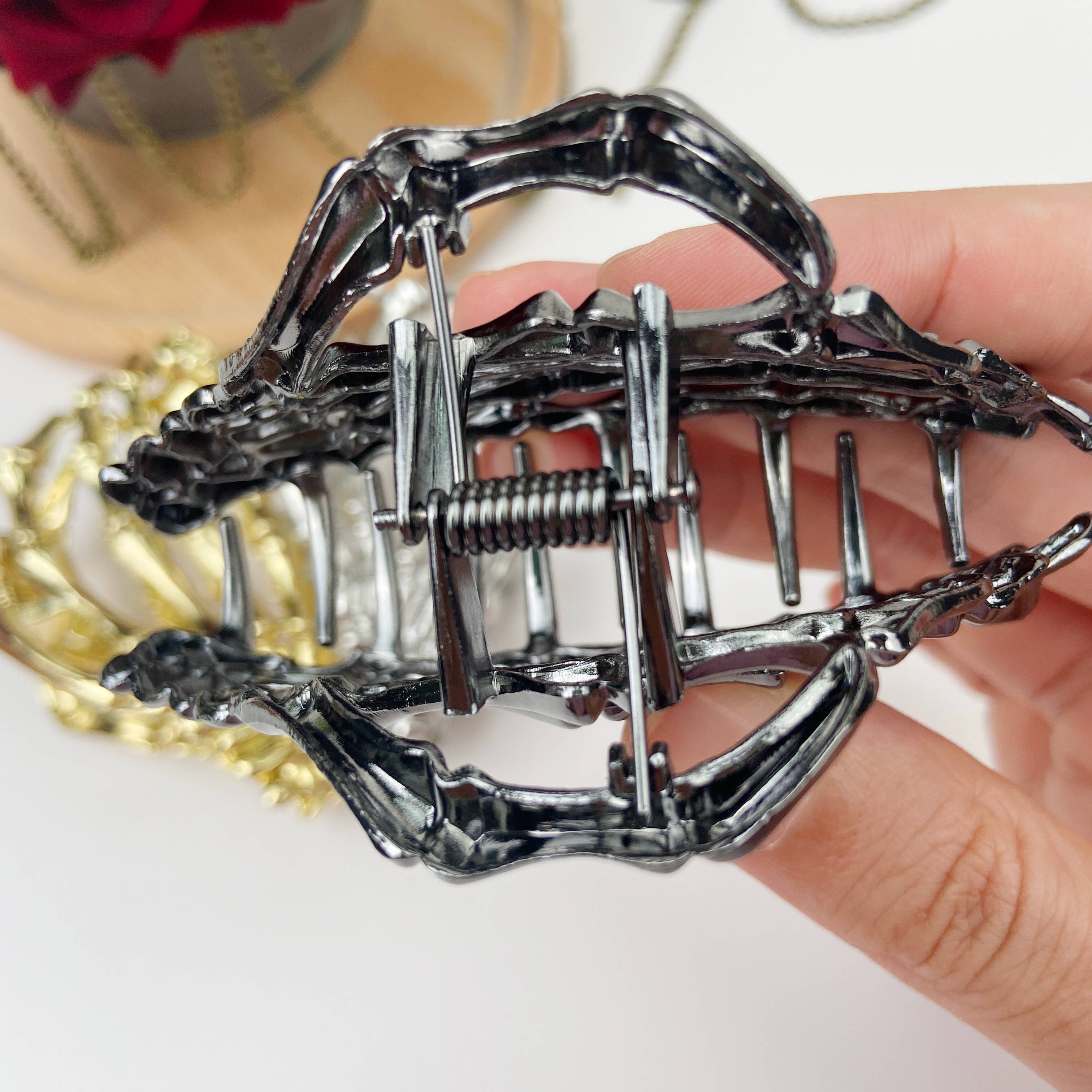 Skull Hair Clip
