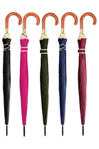 16 Panel Wooden Handle Umbrella 48"