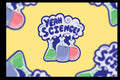 Yeah Science Laboratory Beaker Rainbow Vinyl Sticker