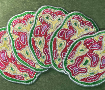 Anxiety Embroidered Patches