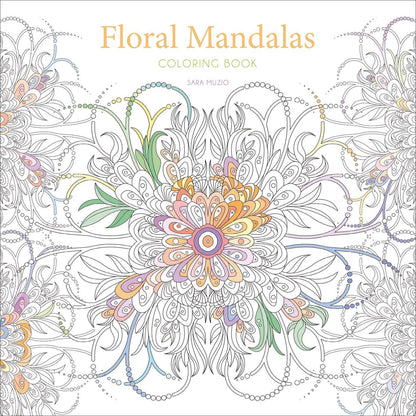 Floral Mandalas Coloring Book by Sara Muzio