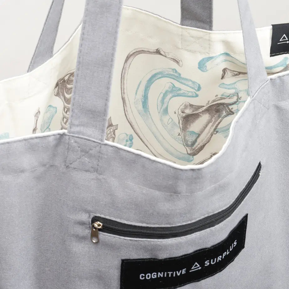Skeleton Tote Bag
