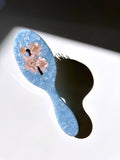 Hand-painted Cherry Blossom Acetate 2-1 Hair Brush | Eco-Fri
