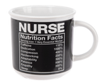 Nurse Nutrition Facts Mug