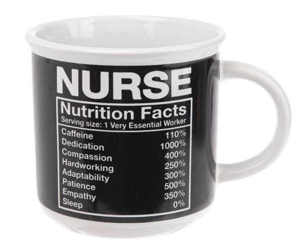 Nurse Nutrition Facts Mug