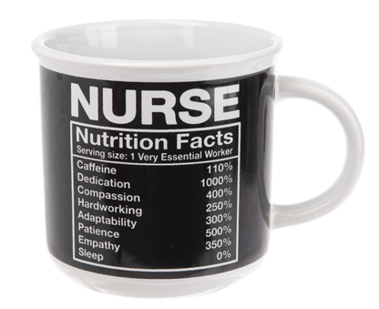 Nurse Nutrition Facts Mug