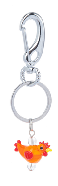 Miniature Glass World - Animal Key Rings