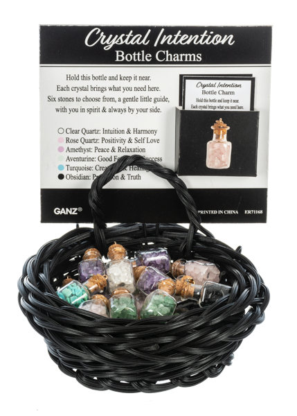 Crystal Intention Bottle Charm
