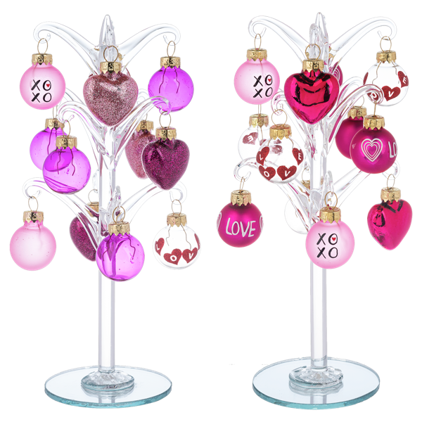 Valentine Tree with Ornaments