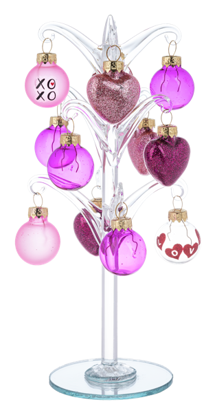 Valentine Tree with Ornaments