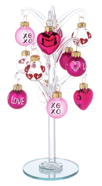 Valentine Tree with Ornaments