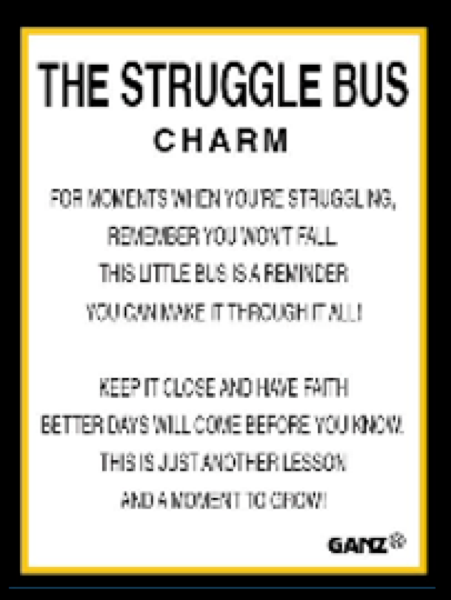 The Struggle Bus Charms