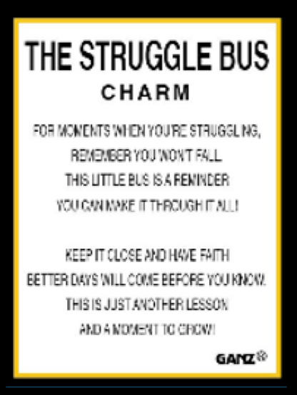 The Struggle Bus Charms