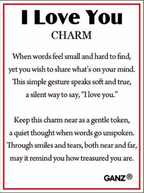 I Love You Charms