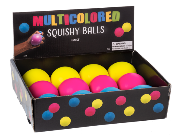 Multi Colored Squishy Balls