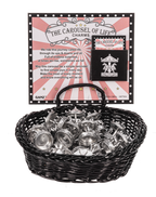 The Carousel of Life Charms in a Basket