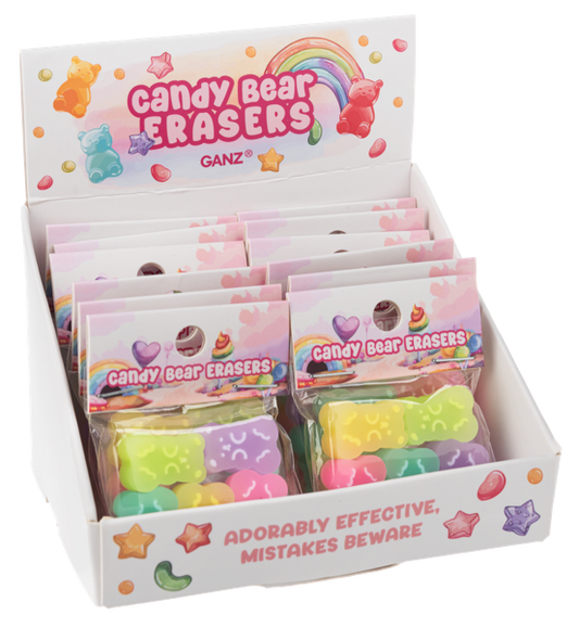 Candy Bear Erasers