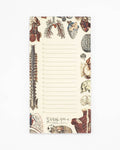 Human Anatomy List Pad