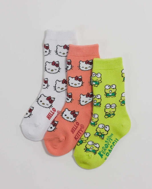 Kids Crew Sock Set of 3
