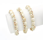 White Turquose Skull Bracelet
