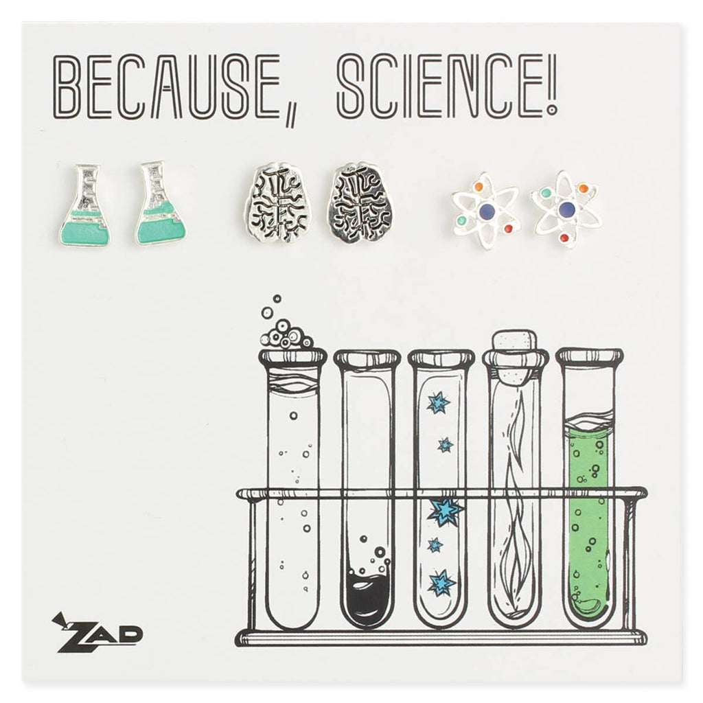Because Science Earrings Set