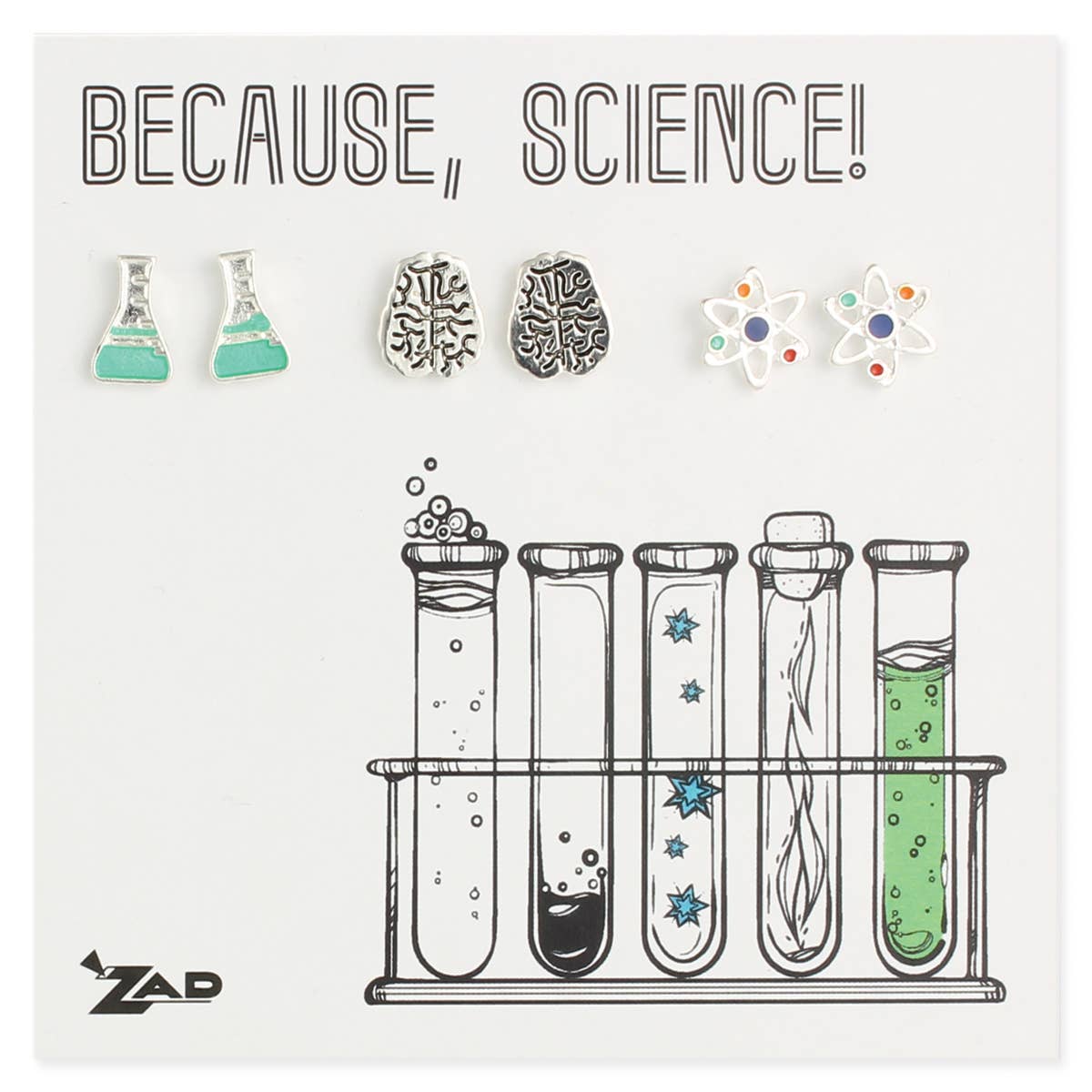 Because Science Earrings Set