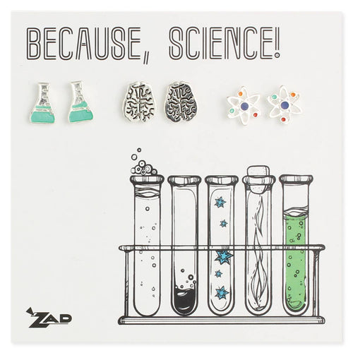 Because Science Earrings Set