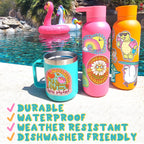 Desert Photographer Camera Water Bottle Vinyl Sticker
