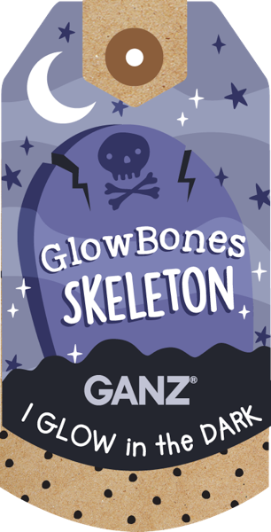 Glow Bones Skeleton Plush