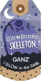 Glow Bones Skeleton Plush