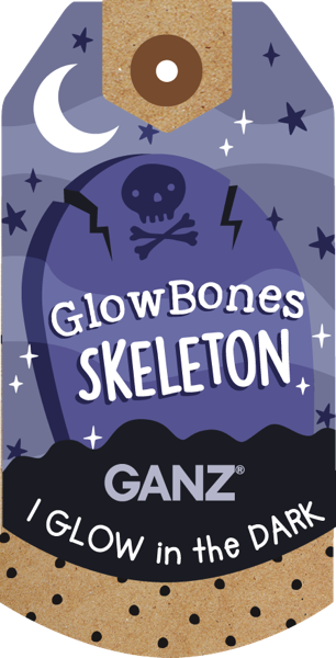 Glow Bones Skeleton Plush