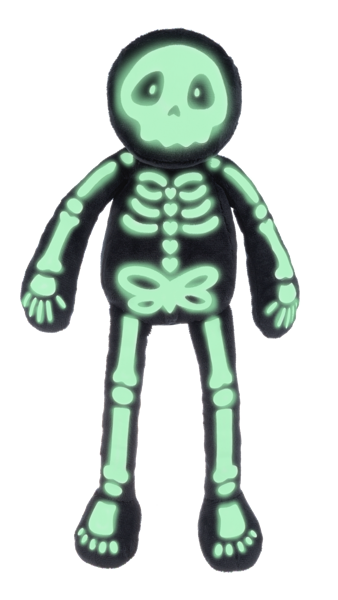 Glow Bones Skeleton Plush