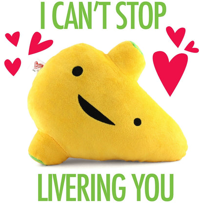 Liver Plush Im a Liver Not a Fighter