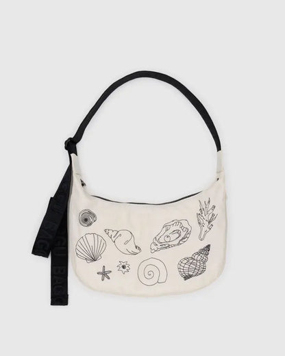 Medium Nylon Crescent Bag