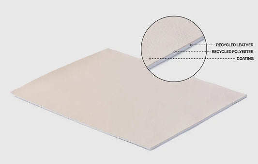 Medium Recycled Leather Crescent Bag