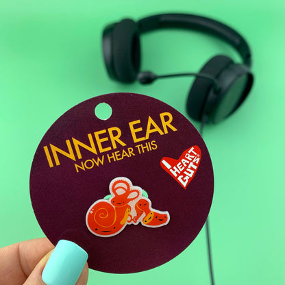 Inner Ear Lapel Pin - Now Hear This