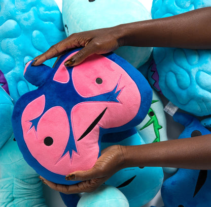 Lungs Plush - I Lung You - Plush Organ Stuffed Toy Pillow