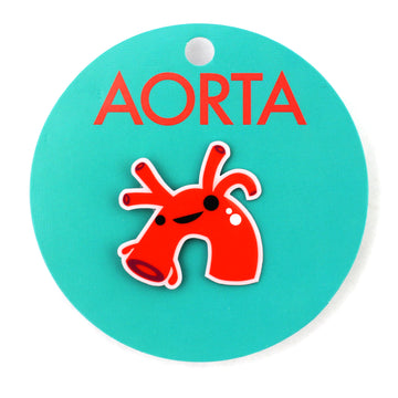 Aorta Lapel Pin - Heart's Bloody Buddy