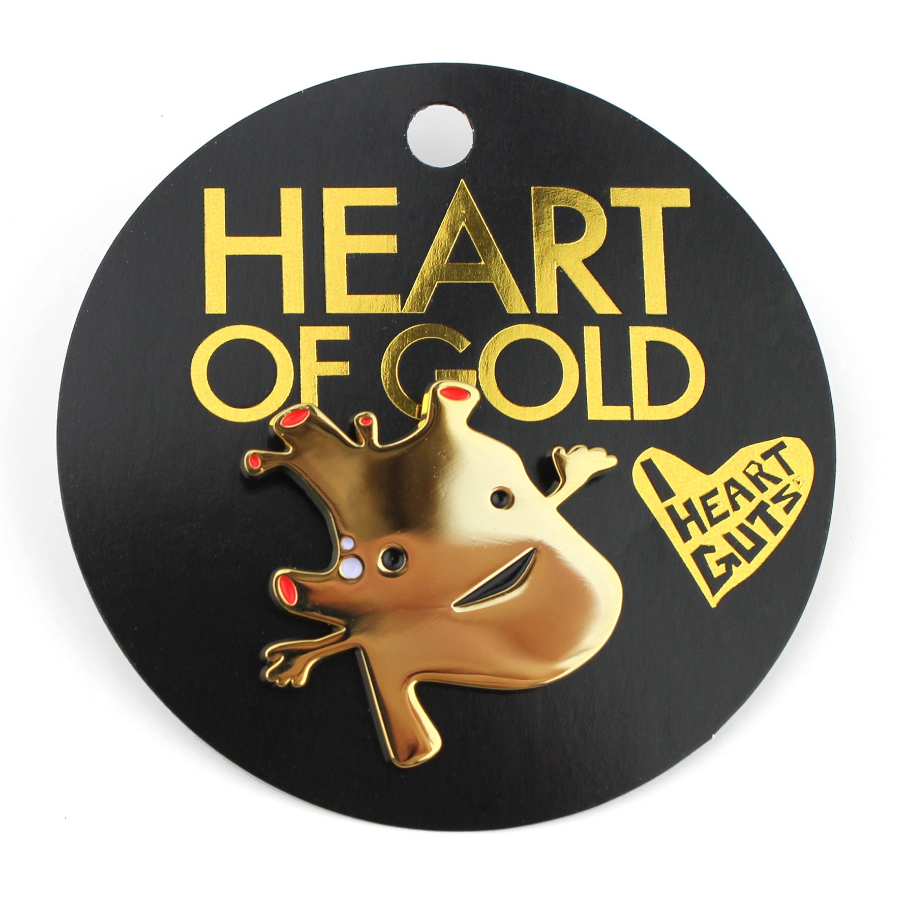 Heart of Gold Lapel Pins