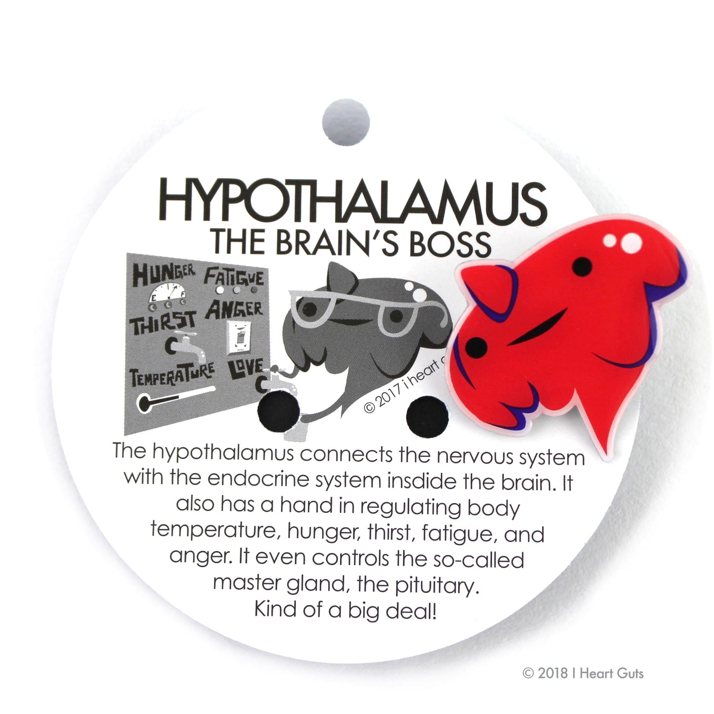 Hypothalamus Lapel Pin - Gland of the Living