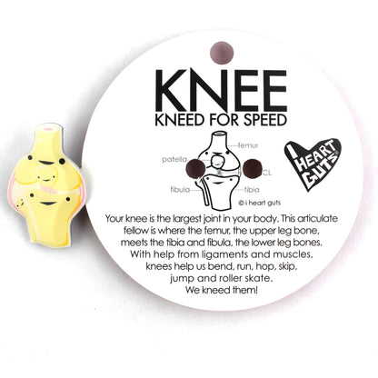 Knee Joint Lapel Pin - Weak in the Knees for You