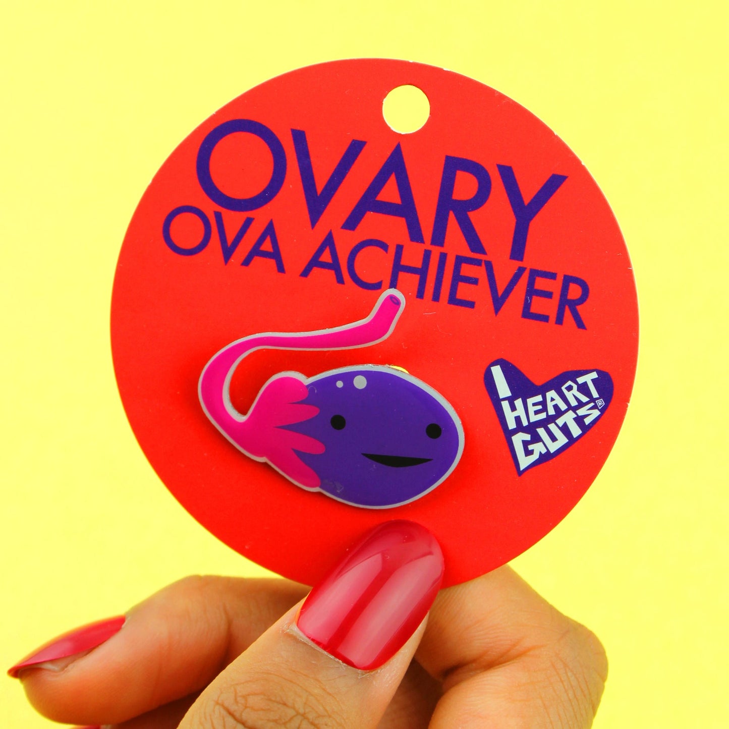 Ovary Lapel Pin - Ova Achiever!
