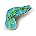 Pancreas Enamel Lapel Pin
