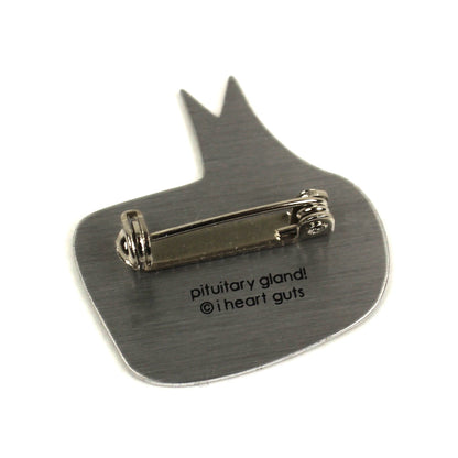 Pituitary Gland Lapel Pin - Glandmaster Flash!