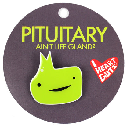 Pituitary Gland Lapel Pin - Glandmaster Flash!