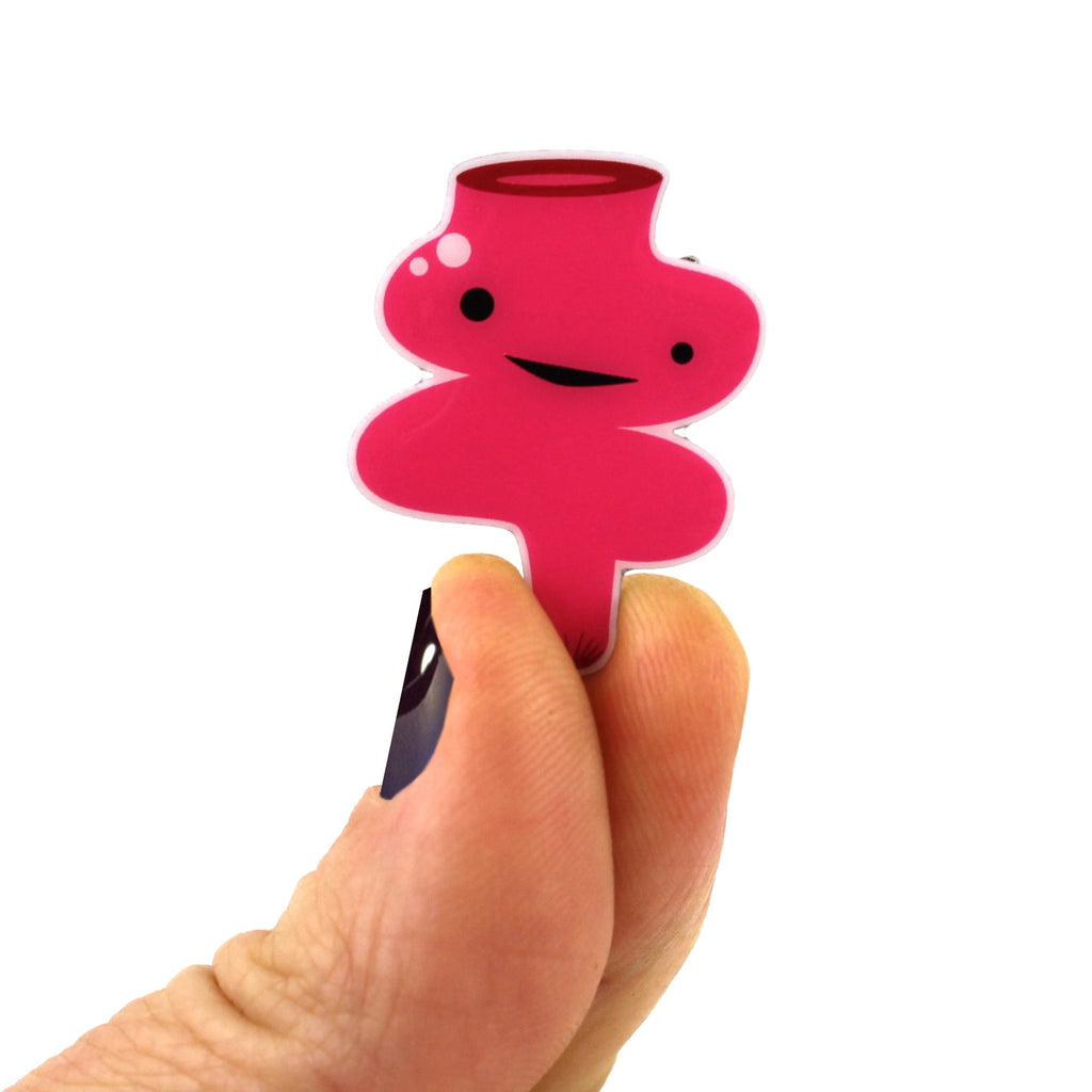 Rectum Lapel Pin - Bringing up the Rear