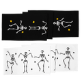 Dancing Skeleton Table Runner