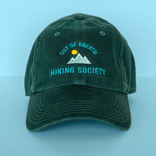 Hiking Embroidered Dad Cap - The Out of Breath Hiking Societ