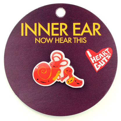 Inner Ear Lapel Pin - Now Hear This