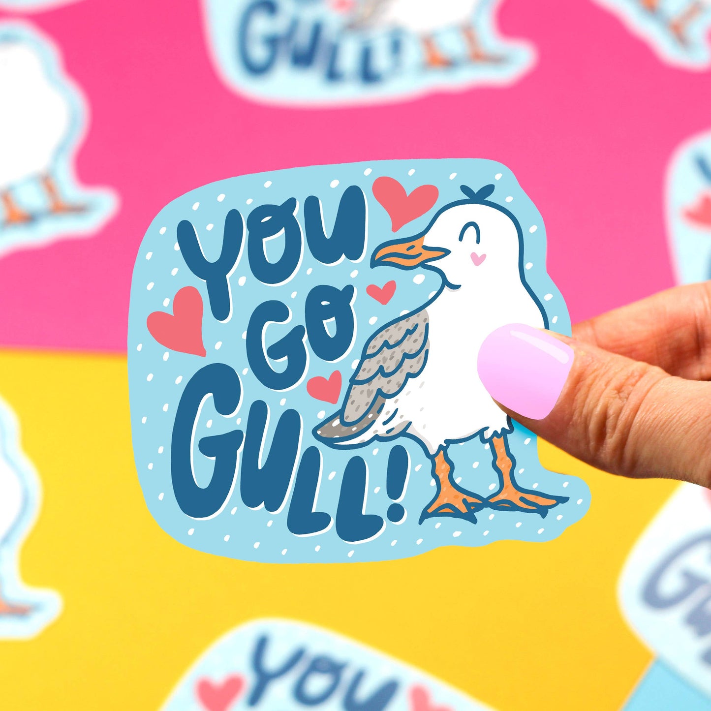 You Go Gull Seagull Vinyl Sticker